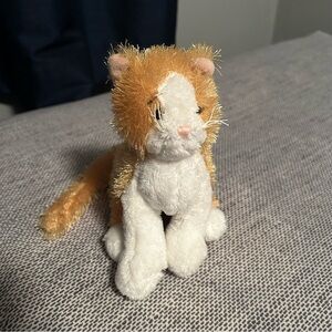 GANZ Webkinz lil'kinz gold and white Cat